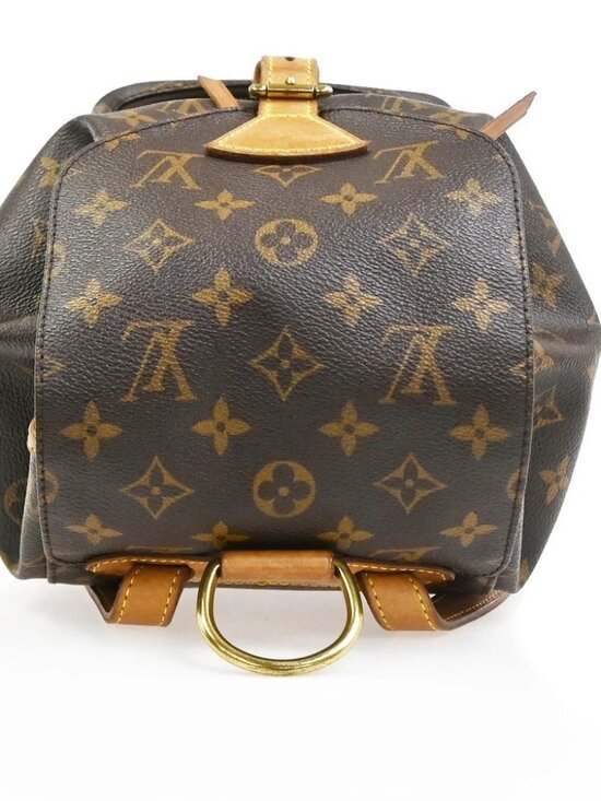 LOUIS VUITTON Montsouris MM Backpack Bag Monogram Leather Brown M51136 13CA842 main image 11